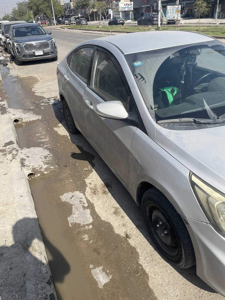 للبيع اكسنت موديل 12 خليجي سياره محرك كير مكفول تبريد ثلج رايدهه 75 شراي يتصل ***********مكان سيارة بغداد سياره مصبوغه
