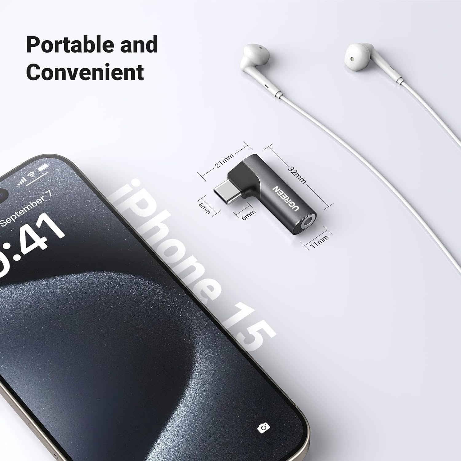 محول صوت UGREEN من USB-C إلى 3.5 ملم، منفذ سماعة رأس AUX، محول رقمي تناظري (DAC)، ميكروفون ستيريو، نظام صوت عالي الدقة، دونجل بزاوية قائمة، متوافق مع iPhone 16 و15 Pro Max/15 Pro/15 Plus، وiPad Pro، وGalaxy S24 Ultra، وPixel 7 Pro، أسود.
الاستخدامات: الأجهزة المحمولة، أجهزة إخراج الصوت.
نوع الموصل: AUX، USB Type-C.
اللون: أسود.
أبعاد المنتج: الطول × العرض × الارتفاع: 30 ملم.
العلامة التجارية: UGREEN.
وزن المنتج: 10 غرام.
عدد المنافذ: 1.
عدد القطع في العبوة: 1.
نوع قابس الطاقة: بدون قابس.
عدد الوحدات: 1.
السعر 9 الف 
 يوجد توصيل لجميع محافظات العراق 
ملاحظة : يفحص المنتج قبل الوصول الى الزبون .


**إذا كنت صاحب هذا الإعلان وتريد حذفه لأي سبب، رجاءا أرسل رسالة إلى الدعم الفني**