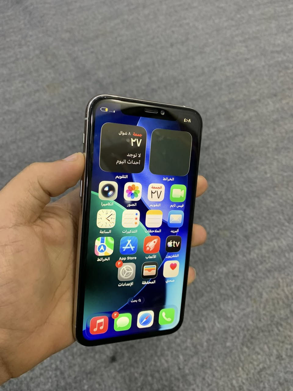 السلام عليكم ايفون 11 برو ذاكره 64 لجهاز مبدل باتري اصلي 100 ومبدل شاشه طبق الاصلي شرط 3 خيارات. كامرات شرط رقم واحد  لجهاز شرط الفحص اي خلل مابي سعر 165 رقم*********** اسيا ***********
