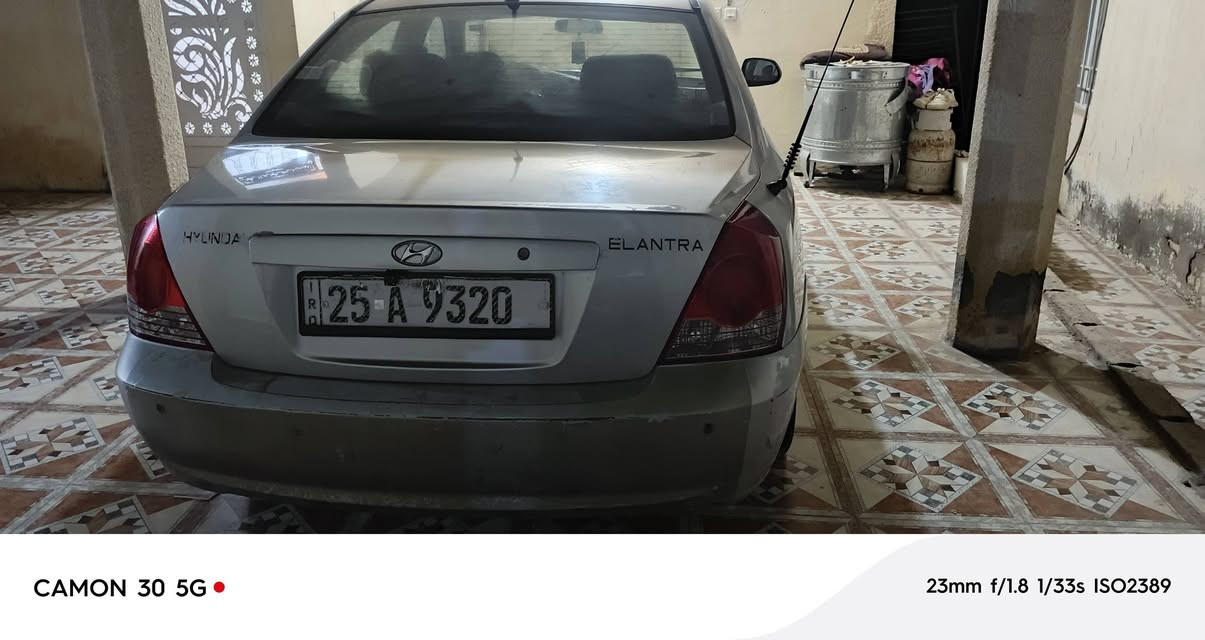 السلام عليكم
النترا موديل 2005 بسمي شرط التحويل 
الرقم مشروع وطني  
لاتصال *********** 
مكلف بل نشر
