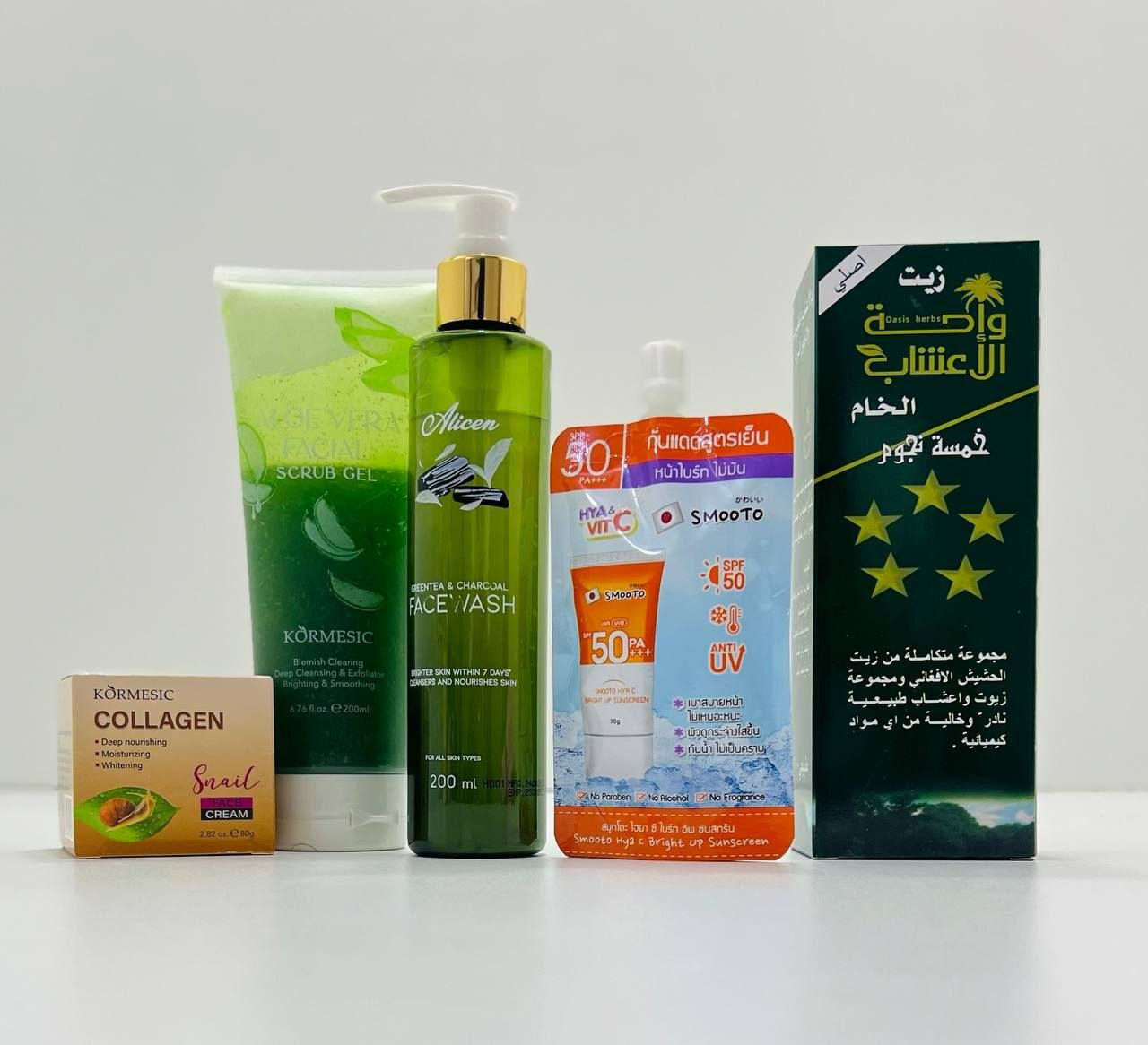 ✨ عرض العناية الكامل ✨🌿
💚 غسول وجه 
 
 سكرابب مقشر وجه وجسم 

 + كريم حلزون مرطب وجه 
💚 واقي شمس +50 ☀️
💚 زيت أعشاب لتغذية الشعر 🌿

🌸 بشرة أنظف وأنعم وترطيب يدوم
        > ﹏﹏﹏﹏﹏﹏ 𓍢ִ໋ 🫧 ✧ 🦢 𓍢ִ໋ 🪞 ﹏﹏﹏﹏﹏  
@إشارة @إشارة #الجميع #الشعب #يوجد #توصيل #الكافه #المحافضات#العراق


**إذا كنت صاحب هذا الإعلان وتريد حذفه لأي سبب، رجاءا أرسل رسالة إلى الدعم الفني**