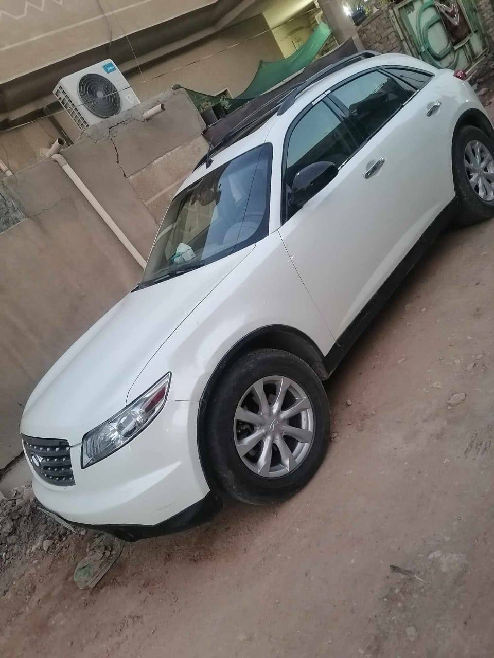 انفنتي 2007  fx35 سته سلندر 
بس مكينه بيها بخار وكير وتبريد وكهربائيات كامل سياره نضيفه وحلوه 
تخم تاير جيد نقصها محرك ودوشمة رقم بغداد الدولي هزه جديدة صبغ حزام سياره مرتبه سعرها 50$ ورقة ***********
 بيع فقط مكاني نجف
