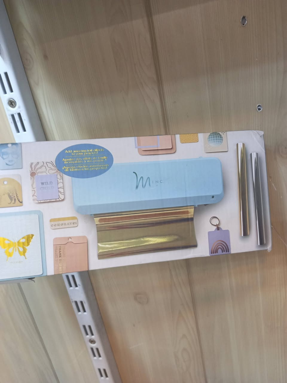 جهاز كبس حراري 
وبنفس الوقت 
هذا جهاز تذهيب الاوراق 
للبيع جديد امازون 
السعر 45 وبي مجال


**إذا كنت صاحب هذا الإعلان وتريد حذفه لأي سبب، رجاءا أرسل رسالة إلى الدعم الفني**