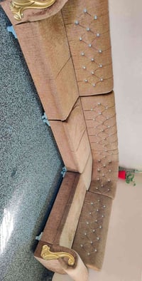 ديوان خشب عراقي • ٨ أمتار • ٥ قطع