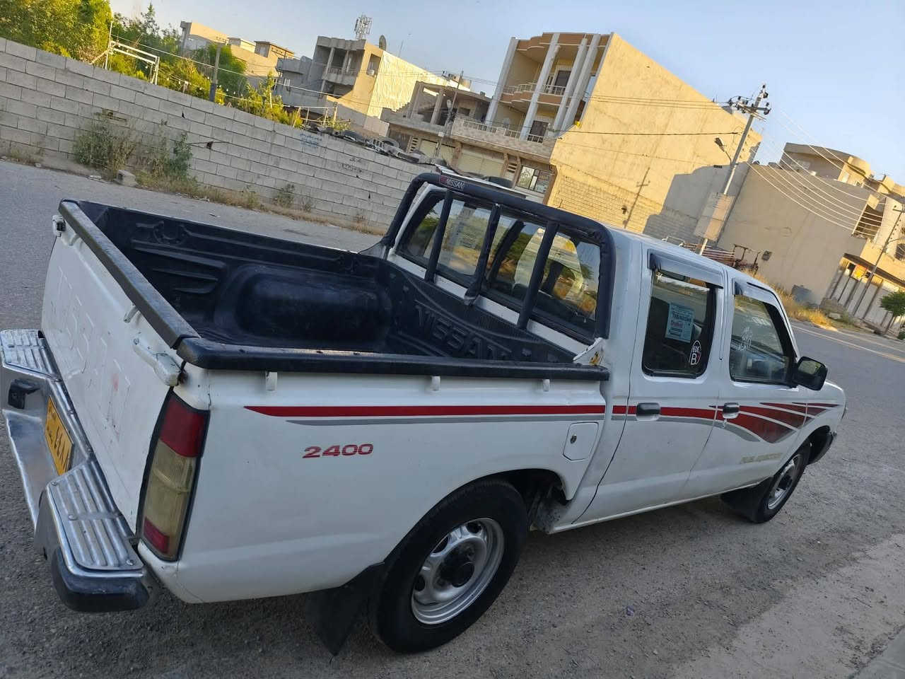 پیکاب نیسان مۆدێل 2002 تەبریدوپاوەر گێڕومەکینەوئەکسلی بەشەرت بێ دەعم و بێ لێدراو مزایدەی ئەسڵی چوارتایەی لۆک  بێ تەقەوڕەقە سعری 50گڵاویەک تۆزێک مەجا ***********ژ.م***********ناونیشان چەمچەماڵ
