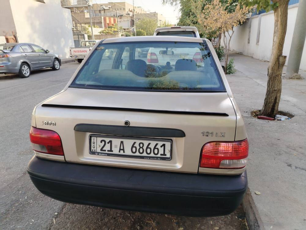 سةره تا به ناوى خوا ئةم سةياره بؤ فرؤشتن
سايپاى ئيرانى  موديل 2013 ره قةم سليمانى سةنه وي و ژينگه ى تا 2028 تازه  ته حويل و خرامه و براوه به شةرت
سارد و گةرم  ئيش ئةكا
كير و مه كينه ى به شةرت بةس مةكينه ى سةوتي پوليه تيايه   به نزين ئةخوا
سيعرى  42 كةلا و مه جال  ژ
*********** السليمانية, العراق
