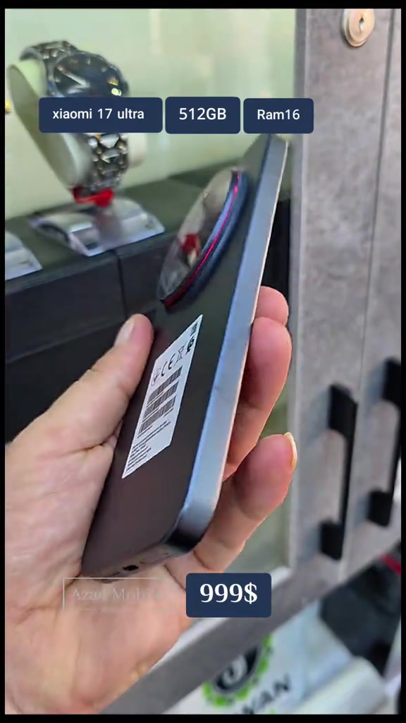 xiaomi 17 ultra 512GB ram16 #4mobi #xiaomi #xiaomi17ultra 


**إذا كنت صاحب هذا الإعلان وتريد حذفه لأي سبب، رجاءا أرسل رسالة إلى الدعم الفني**