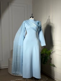 فستان أنيق • خامة دابل • مقاسات ٣٨-٤٨