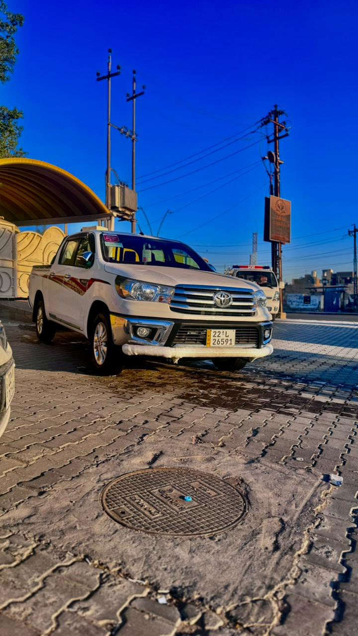 هايلوكس كفاله عامه من شخط وصدعه موديل 2025 ماشيه الف فقط زيرو بعده تغليف كشنات اصلي فول مواصفات سياره رقم اربيل ***********
