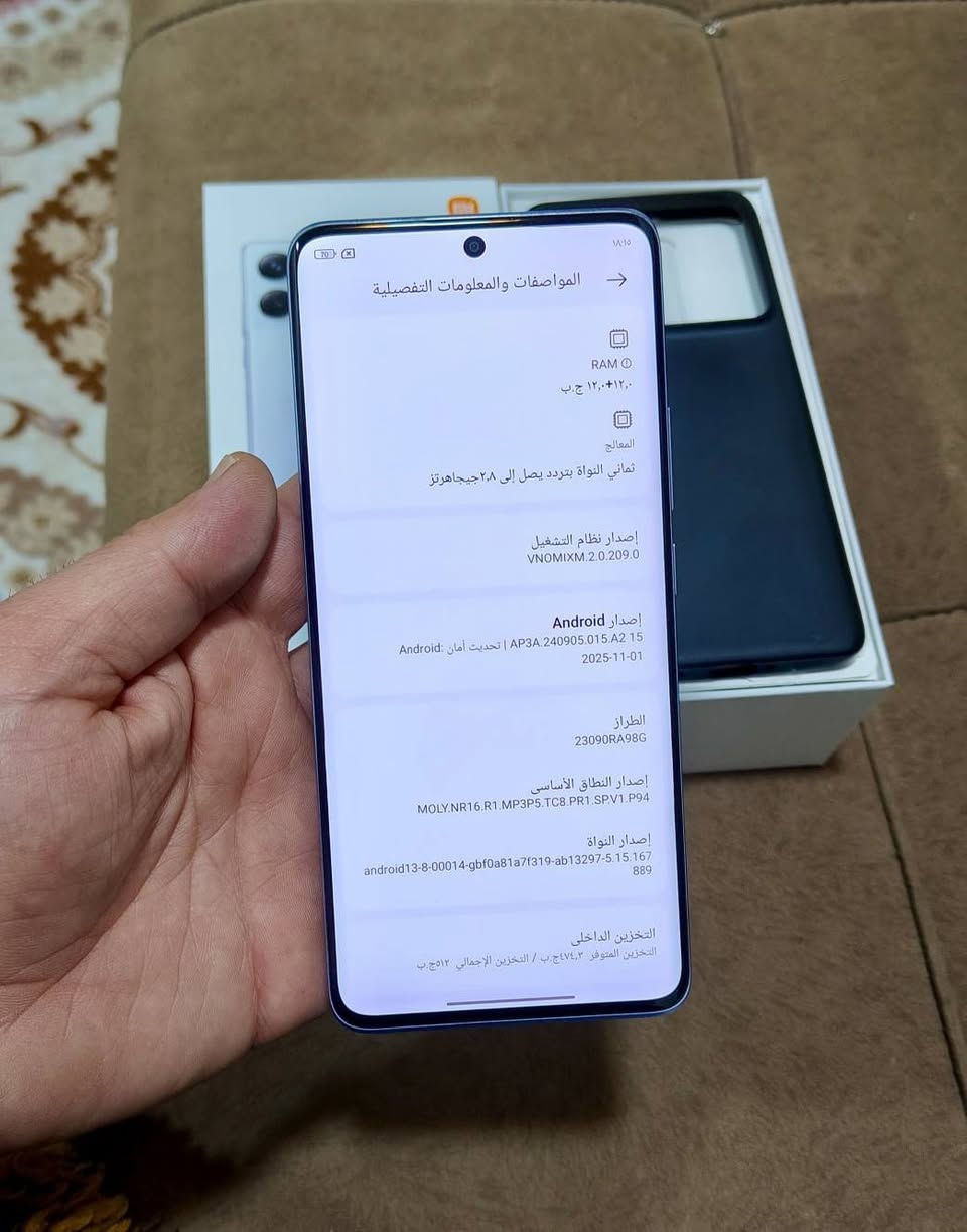 ڕێدمی نۆتی ١٣ ی پڕۆ پڵاس فایف جی.
زاکیرە ٥١٢ و  ڕام ١٢+١٢ . دوو سیم..
کارتۆن و شەحنی عەسڵی ١٢٠ واتی خۆی.
زۆر پاکەو نەکراوەتەوە بە زەمان.
٣٥٥ هەزارو کەمێک مجال.
تێل *********** السليمانية, العراق
