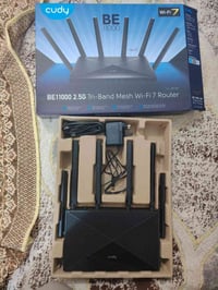 للبيع راوتر cody كودي Be11000 واي فاي 7 ثري باند 3 ترددات بنظام المش ا...