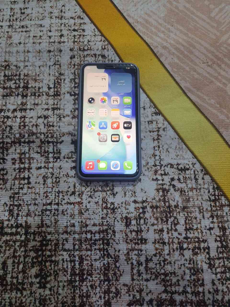 ايفون ١١ برو ماكس شرق اوسط لجهاز مستبدل بي شاشه وبطاريه اصليات ذاكره ٢٥٦ جهاز شغال مابي شي سعره ٢٣٥ الف شراي يتصل *********** او واتساب مكاني بغداد
