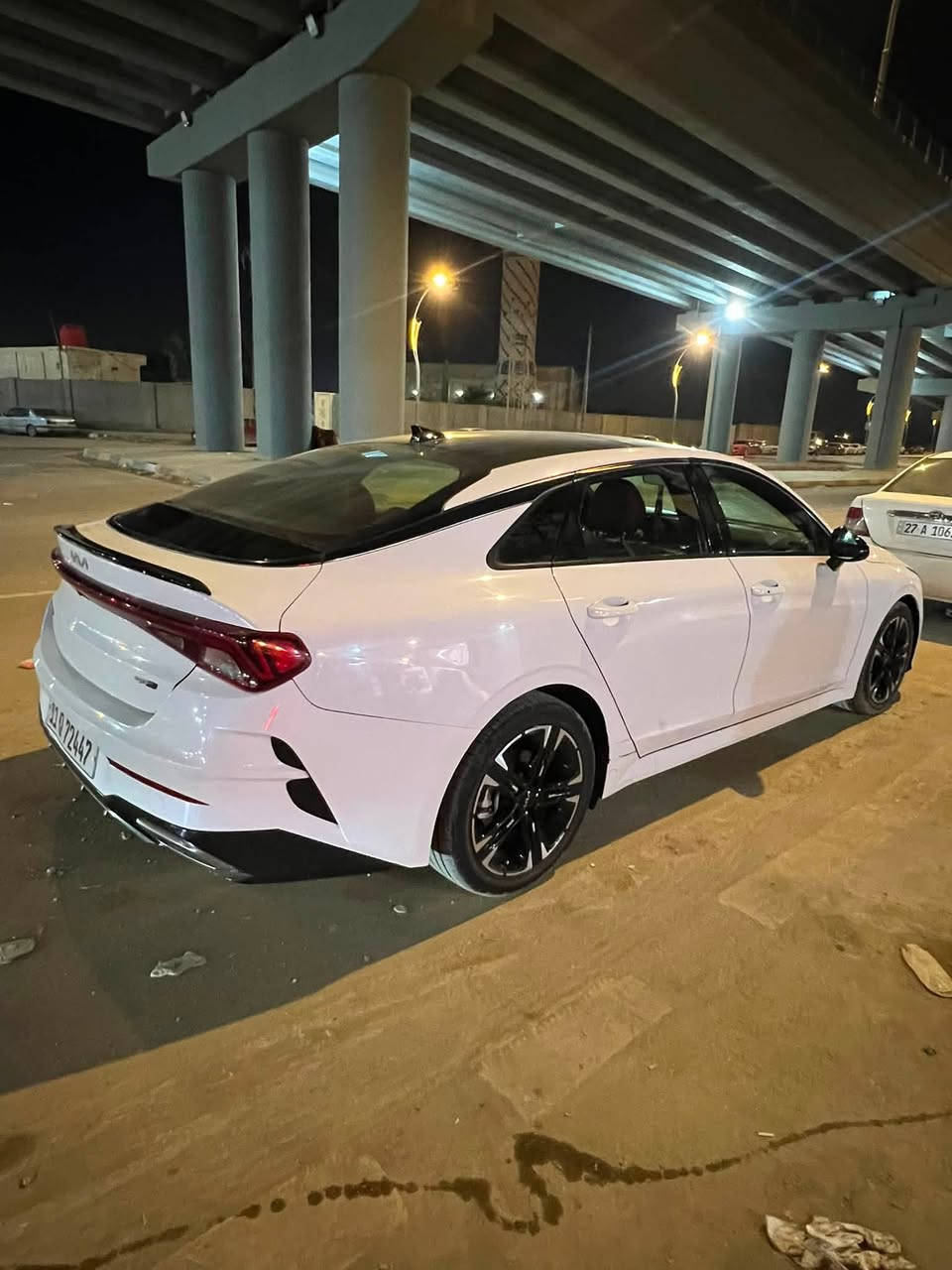 🚗 كيا K5 موديل 2022 للبيع 🚗
السلام عليكم شباب، متوفرة سيارة كيا K5 بمواصفات ممتازة ونظافة عالية. تفاصيل السيارة كاملة أدناه:
🔹 المواصفات العامة:
 الموديل: 2022.
 الفئة: جي تي لاين (GT-Line).
 المواصفات: فووول مواصفات (أعلى فئة).
 الرقم: بغداد (حرة).
🔹 حالة السيارة والبودي:
 الحادث: نصف جاملغ خلفي فقط.
 الكفالة: السيارة مكفولة بالكامل عدا مكان الحادث المذكور (البجم كبس الشركة الأصلي).
💵 السعر والتواصل:
 السعر: للاستفسار ومعرفة السعر يرجى المراسله (متواجد إن شاء الله).


**إذا كنت صاحب هذا الإعلان وتريد حذفه لأي سبب، رجاءا أرسل رسالة إلى الدعم الفني**