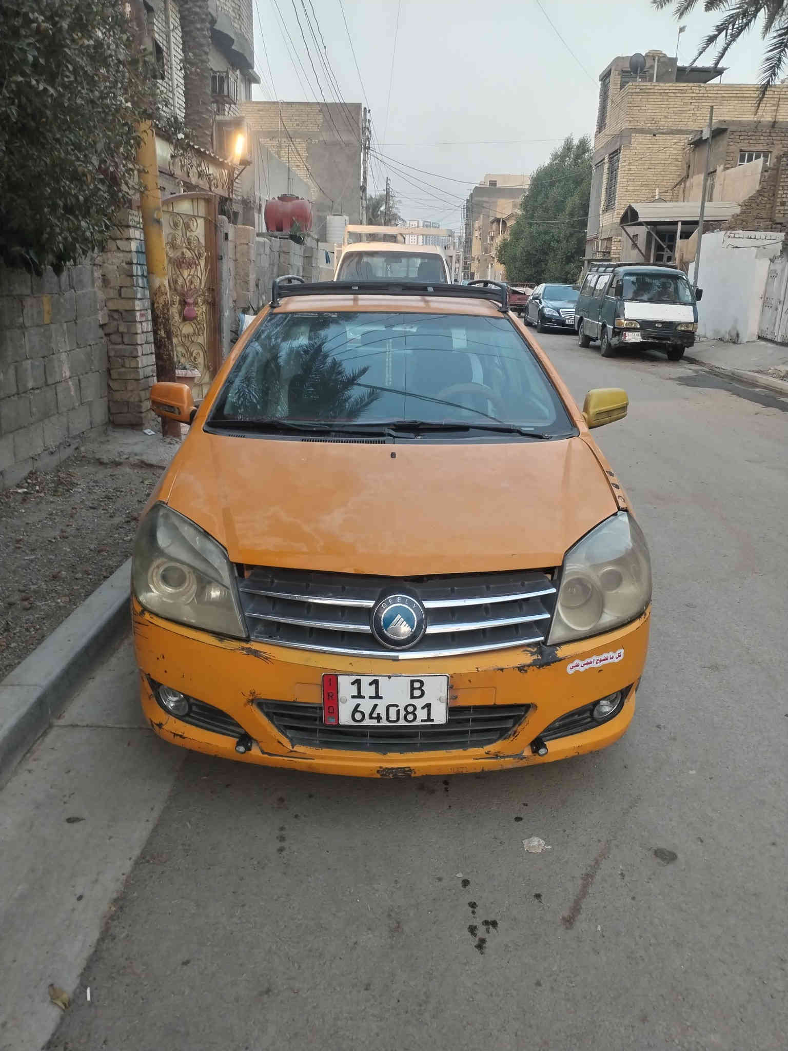 سلام عليكم جيلي للبيع موديل 13محور كورلا كير ومحرك مكفولات سنتر لوك كهربايات كلهن  شغالات 
بيع مستعجل السعر 35 وبيهة مجال ***********
بغداد حي الفرات
