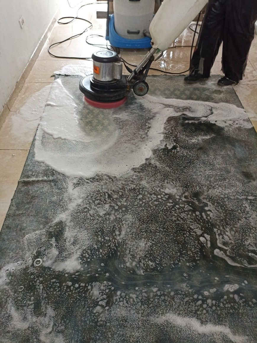 غسيل سجادك صار أسهل وأوفر ويانه 🧹🧴

  ✨✨البركة للغسيل السجاد✨ 

💰 سعر المتر بـ 1000 دينار فقط

🚚 التوصيل الف

✨ نقدم لكم خدمة غسيل السجاد بأحدث الأجهزة ومواد تنظيف آمنة تحافظ على الألوان والنسيج

🧼 إزالة بقع – تعقيم – تعطير – تجفيف سريع

🚪 استلام وتسليم لباب البيت

🕐 سرعة بالتنفيذ ونظافة مضمونة 100%

📌 أسعار إضافية:

▪️غسل موقعي تخم 10 مقاعد ب50 الف
▪️تخم 8 مقاعد ب40 الف
▪ غسيل البطانيات واللحف: 4000 الاف

▪ غسيل الستائر (طبقتين): 12,000 الف

📞 للحجز والاستفسار: ***********

🧼 خلي سجادك يلمع ويرجع جديد ويانه!
