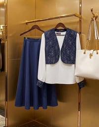 طقم • تنورة مطرزة • مقاسات ٣٨-٤٨