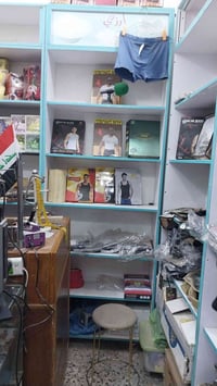 فاترينات عدد ٤ mdf بحاله جيده للبيع سعر الوحده٧٥  ارتفاع ٢٢٥ العرض ٩٠ ...