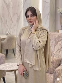 جبة فرسان • قماش جرجيت • مقاسات S-3XL