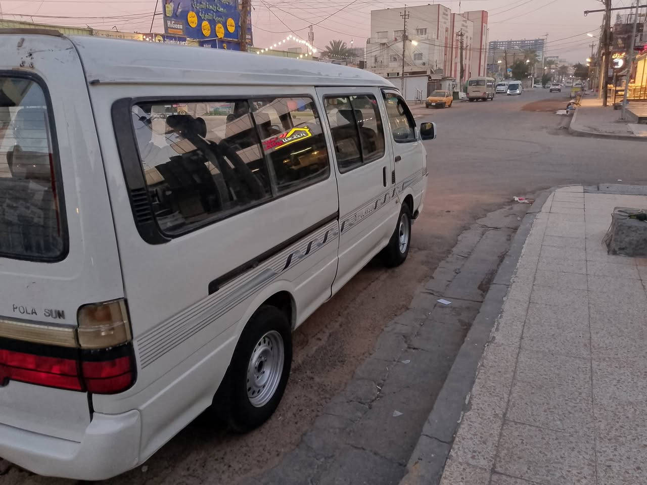 السلام وعليكم بولارسون للبيع طويله سياره حلو وكامله دوشمه مكينه كير اكسن صدر عنوان بعداد شارع فلسطين ***********رقم اربيل السياره
