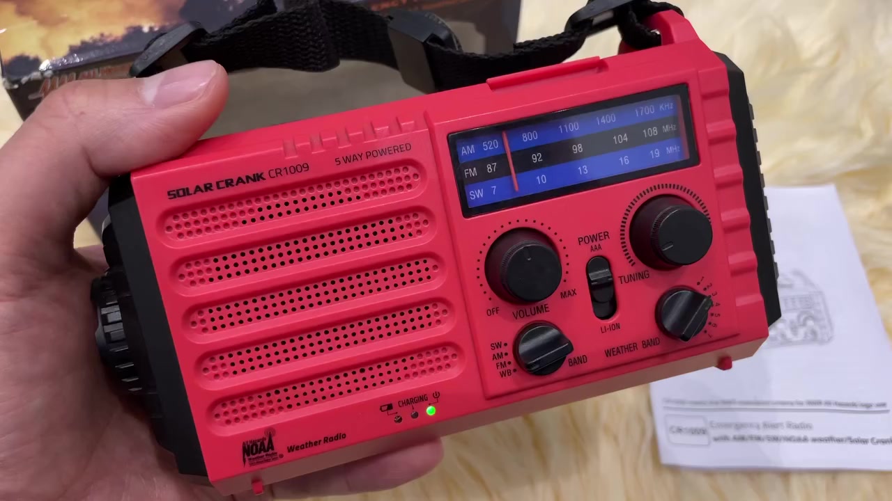 راديو طوارئ بهذا الشكل 
متعدد  الموجات FM AM SW

ملاحظة : ابيع الراديو يشتغل على بطاريات 3 ريموت فقط

للطلب و الاستفسار مراسلة الصفحة
متوفر توصيل


**إذا كنت صاحب هذا الإعلان وتريد حذفه لأي سبب، رجاءا أرسل رسالة إلى الدعم الفني**