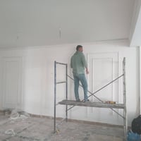 🏗️ سحبات فوم جدران وسقف بأعلى جودة 🏗️ موقع العمل: الكرادة كادر مصري مت...