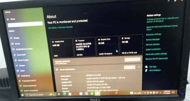 💻 مواصفات جهاز الكمبيوتر (PC Specifications)
​نوع الجهاز: HP Pro3500 Series
​المعالج (CPU): Intel® Core™ i5-3470 جيل ثالث بسرعة تصل إلى 3.20GHz.
​ذاكرة الوصول العشوائي (RAM): سعة 6GB من نوع DDR3.
​كرت الشاشة (GPU): Intel® HD Graphics (مدمج).
​وحدة التخزين (SSD): هارد Bullet 2.5" SSD بسعة 128GB (يوفر سرعة عالية في تشغيل النظام).
​نظام التشغيل: Windows 10 Pro (إصدار 64-bit).ملاحقات كيس وماوس كيبورد
شاشة نوع DELL
مراوس السعر150 وبي مجال بغداد, العراق


**إذا كنت صاحب هذا الإعلان وتريد حذفه لأي سبب، رجاءا أرسل رسالة إلى الدعم الفني**
