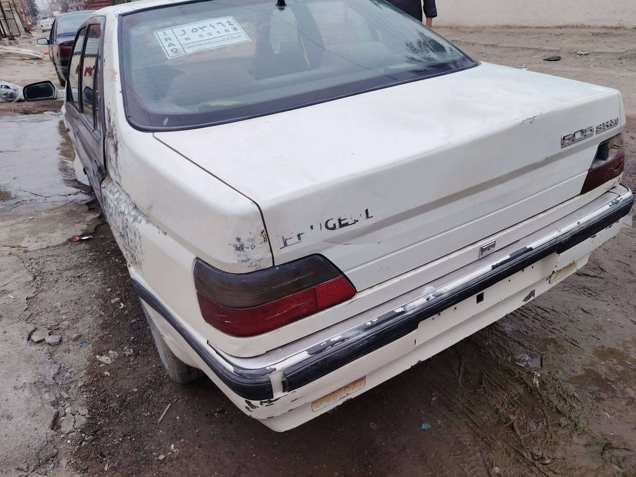 من بعد رخصة الادمن
للبيع  بيجو  فرنسي موديل ١٩٩٢ كير ومكينه مال كورلا اوتوماتيك 
رقم فحص صلاح الدين السعر ١٢ ورقة وبيها مجال


**إذا كنت صاحب هذا الإعلان وتريد حذفه لأي سبب، رجاءا أرسل رسالة إلى الدعم الفني**