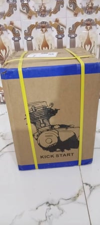 مكينه دراجة • بالكرتونه • كوت