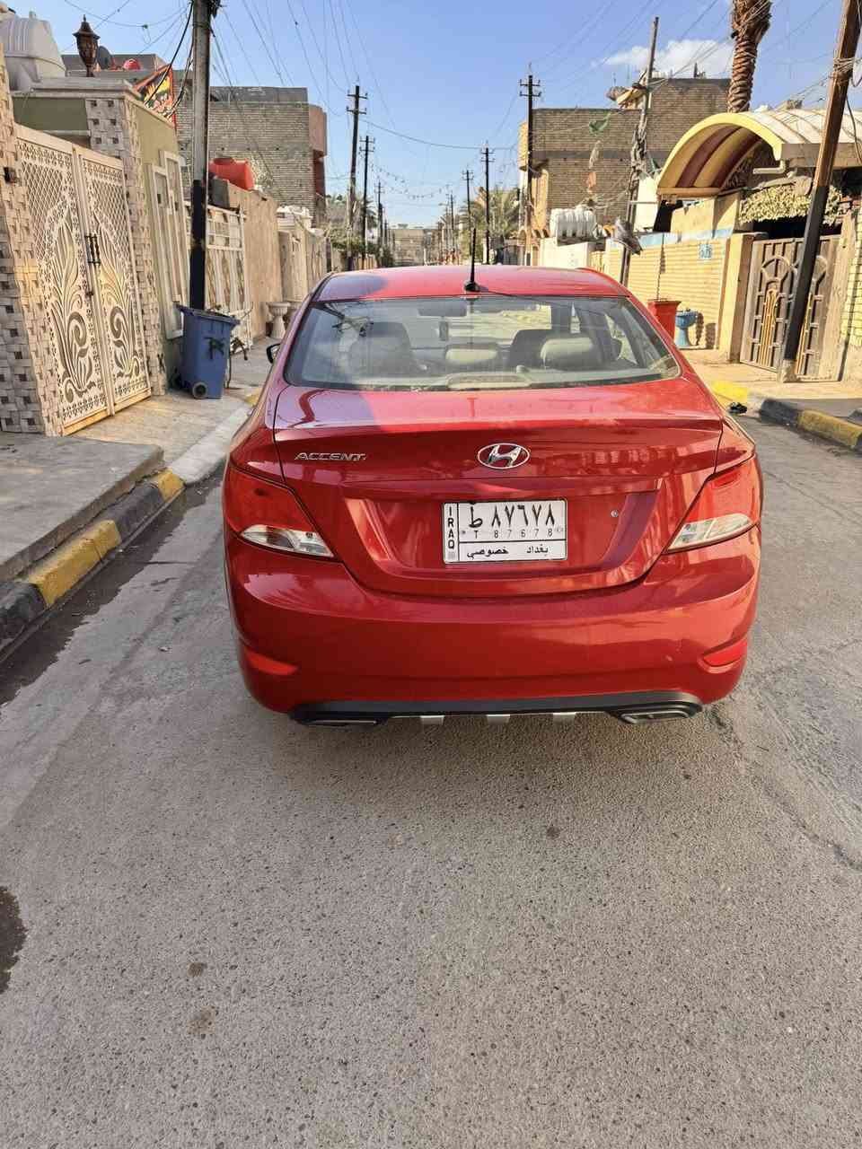 يا الله السلام عليكم اخوان
للبيع اكسنت مديل ٢٠١٧ 👌
السياره حادثها بسيط جداً لا لغود ولا شواصي ولا اي دواخل كلشي بيها مكفول مجرد البنيد طاير على كصة القماره والبنيد مصبوغ وكصة القماره ✨✨
+مكينه وكير وتبريد وتدفئه وكهربائيات مكفولات لافتح ولاتصليح ولاملعوب بيها ابد السياره ماشيه ٧٦ ميل حقيقي شرط الفحص رقم بغداد باسمي 
السنويه فقط منتهيا 
سعر ٩٨ مع المجال 
للاستفسار اتصال او واتساب 
***********
