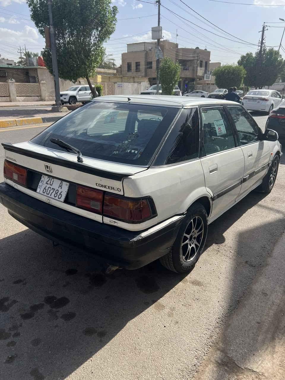 هوندا موديل 1991للبيع
كابريتر سياره جاهزه حتا تبريد شغال 

رقم ديالى بسمي ثاني يوم تحويل 

مكاني بغداد سعرها 35بيها مجال  رقمي ***********
