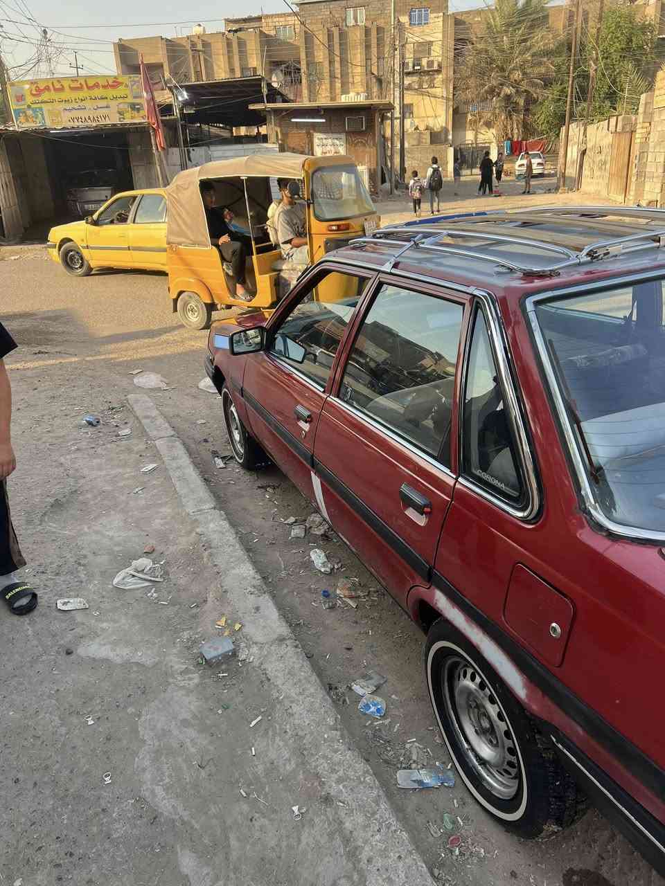 سلام عليكم كرونا موديل 85البيع أو مراوس تخم تاير جديد باتري جديد مشط ستيرن جديد تبريد نقص بس غاز تدفه شغاله كهربائيات شغاله مكينه لاتنقيص ولاتبخير خير من الله ***********
