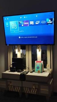 شاشة حجم 55 بوصة سمارت نوع جنرال تحكم ريمونت هوائي شاشة كلش حلوة ونظيف...