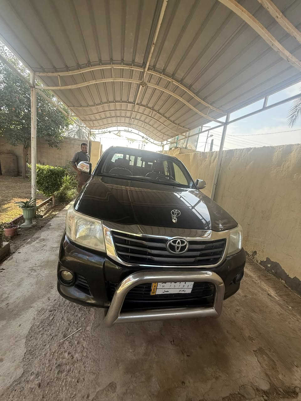 للبيع.  هايلوكس 2014رقم بغداد بسمي بيها شبر بارد  محركها بيه خيط تنقيص السعر 173 لل اتصال *********** العنوان صلاح الدين قضاء بلد
