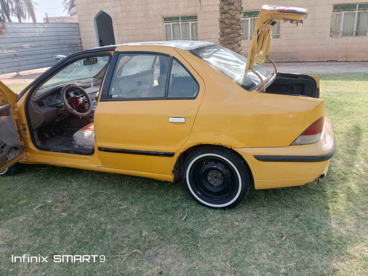 يالله سمند 11 ناطقة 
كير ومكينة جدد بلاد
تخم تاير مع سبير جديد 
حدادية زينة 
كهربائيات شغالة رونات لايتات بك لايت 
رقم ذي قار تحويل مباشر سنوية عضم عاج 
برانكيت شحم 
السعر 18 وبيه مجال قليل 
المكان ذي قار الغراف 
***********
