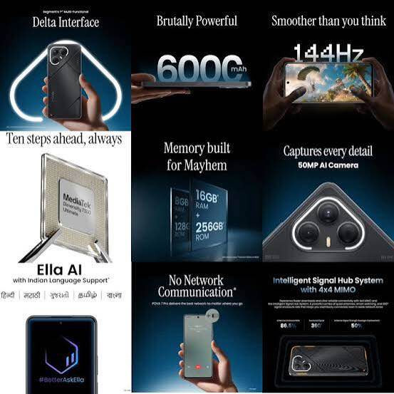 The pictures explain about this powerful system and performance unlike anything you could imagine.

وێنەکان ڕوونی دەکەنەوە دەربارەی ئەم سیستەمە بەهێزە 
لە خێرایی و  جیاوازی  دا هەرگیز ناتوانرێت بەراورد بکرێت چونکە زۆر زۆر پێشکەوتووە

476,000

بۆ بەدەست هێنانی دەتوانی نامە بنێری ، وەڵام دەدەم بەپێی توانا .

Tecno Pova 7 5G
768 GB
UFS 256 GB
SD Memory 512 GB
Ram 16 GB
144 HZ refresh rate

The best phone in the modern world and very advanced technology has proven itself to work with the best power and performance with all the applications that are existing on Android systems with great battery capacity, it’s unlike anything you can imagine أربيل, العراق


**إذا كنت صاحب هذا الإعلان وتريد حذفه لأي سبب، رجاءا أرسل رسالة إلى الدعم الفني**