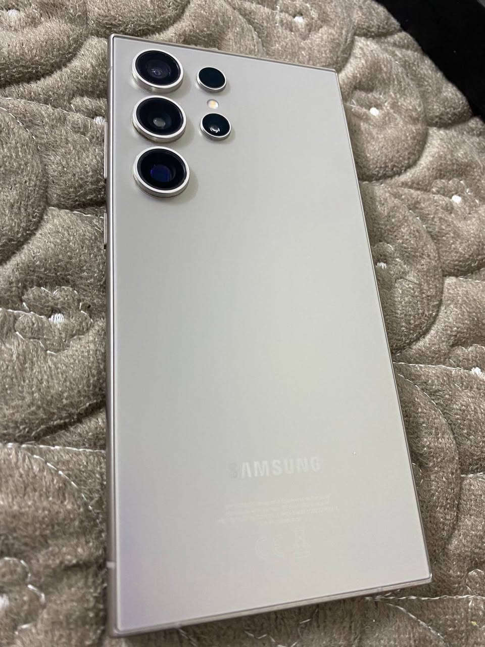 للبيع Samsung Galaxy S24 Ultra
اللون تيتانيوم

السعة : 256GB

الجهاز نظيف  وخدوش بسيطه مال كفر والضهر صافي خدش مابي 

كامل الملحقات والكرتون

ضمان النقال للاتصالات

السعر : 900 قفل


**إذا كنت صاحب هذا الإعلان وتريد حذفه لأي سبب، رجاءا أرسل رسالة إلى الدعم الفني**