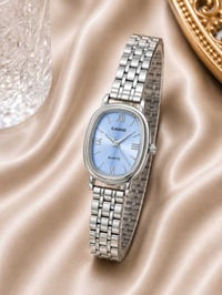 موديل جديد كاسيو نسائي CASIO   سير حديد  طلاء ثابت   مقاوم للماء  ظهر ...