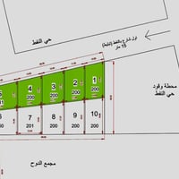 قطع زراعي المساحة 200م على شارع 40 السعر 90قفل للاستفسار 07705635917