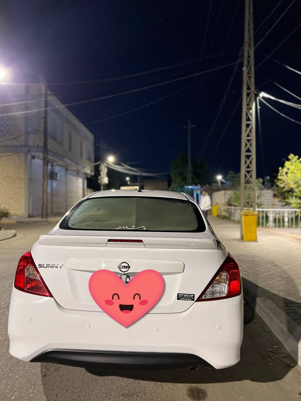 سلام عليكم نيسان سني موديل 2021 سياره  مكينه و كير كفاله بيها ضربه بس با جاملغ  الامامي و مرجعينه بارد ماشيه 70 حداده جديده تبريد يخبل سياره نظيفه سعر 108 /***********
