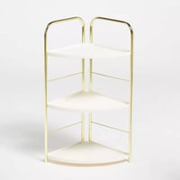 رفوف ذهبي وأبيض • ثلاث طوابق • البصره دور النفط