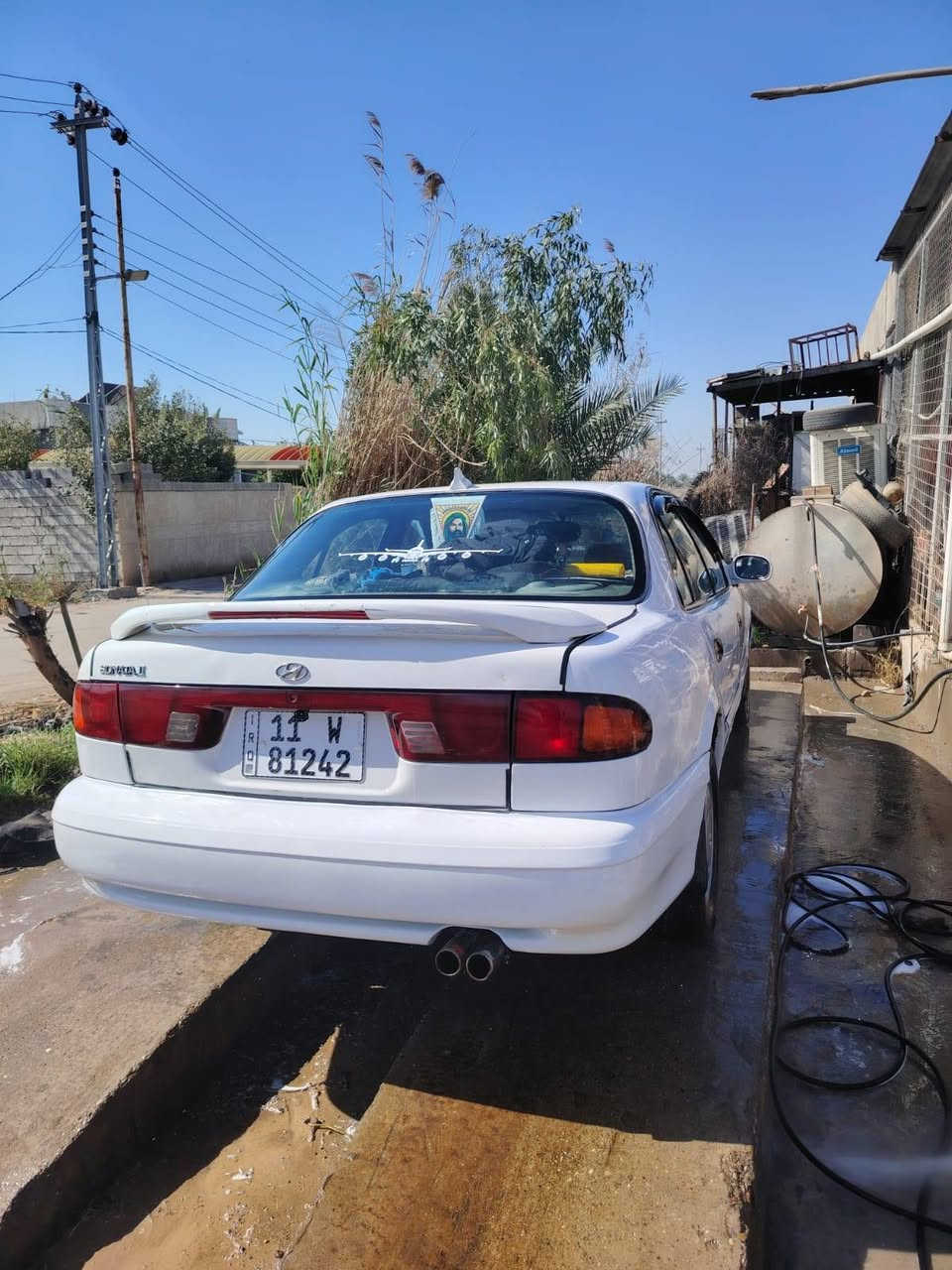 اللهم صلى على محمد وعلى ال محمد
سلام عليكم ورحمه الله 
سوناته 2
موديل 1995
مكينه 1800مفتوح
كير عادي مكينه مكفوله 
تدفئة+تبريد نقص غاز فقط 
سنتر لوك+منضومه زنون+كامره شاشه+تحكم مري جوانب 
رقم بغداد انكليزي صبغ احزام فقط سنويه 2031 السنوية بااسمي تحويل مباشر 
السعر (55) وفيها مجال 
الاتصال *********** واتساب
