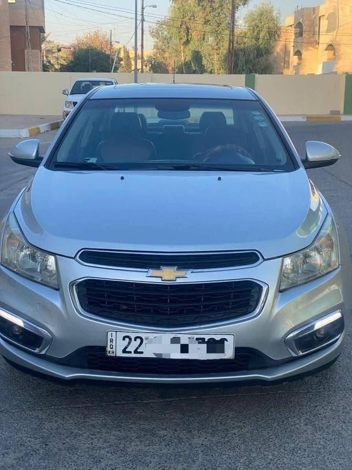 بيع شوفرليت كروز وارد خليجي موديل 17
فول مواصفات LT رقم اربيل دولي

خمس بصمات وبصمه تشغيل
داخل جلد لونين 
تحكمات ستيرن جهتين
فتحة سقف
رادارات جانبيه
اشاير ب المري
شاشه بلاديه
عليها ادامه كامله
طخم تاير جديد
دبلات وربلات اماميه جدد
ادامة عامه لمنظومة الماء
ادامة عامه لمنظومة البانزين
بدون صبغ بيها مكانات بارد
ماشيه 125 كيلو
ماتحتاج مصرف 
سعرها 118$ وبيها مجال بسيط
كوبون بانزين
للتواصل ***********

