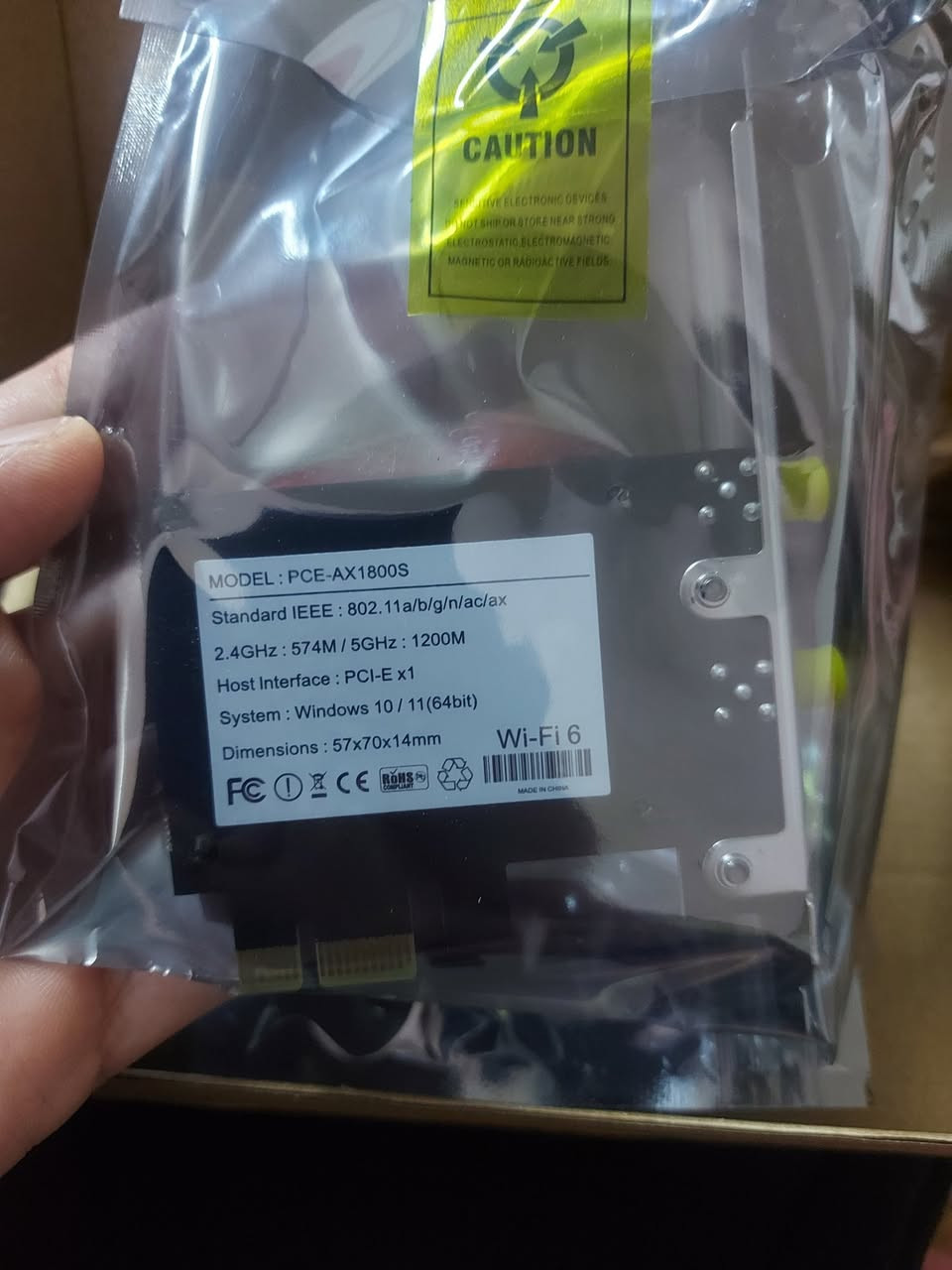 واي فاي 6 + بلوتوث 5.2 جديد


**إذا كنت صاحب هذا الإعلان وتريد حذفه لأي سبب، رجاءا أرسل رسالة إلى الدعم الفني**