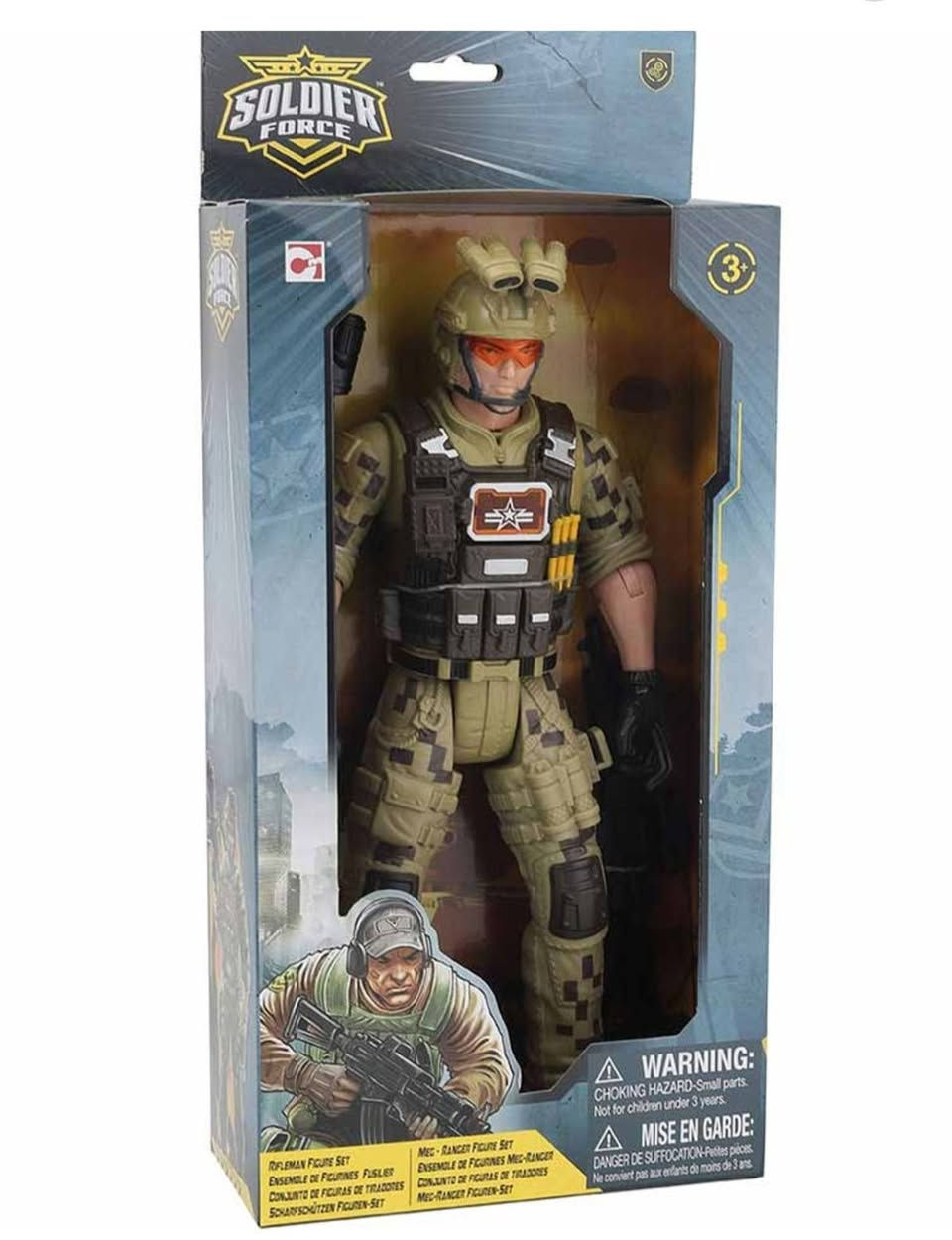 متوفر للبيع.....
مجسم شخصية ميج -رينجر -سولجر فورس من آمزون
المواصفات: 
مجسم لعبة اكشن مفصلية بالكامل 
تأثيرات ضوئية وصوتية واقعية 
ملحقات سلاح بندقية عدد 2 
الطول 32 cm 
,للحجز والاستفسار مراسلة الصفحة على الخاص


**إذا كنت صاحب هذا الإعلان وتريد حذفه لأي سبب، رجاءا أرسل رسالة إلى الدعم الفني**