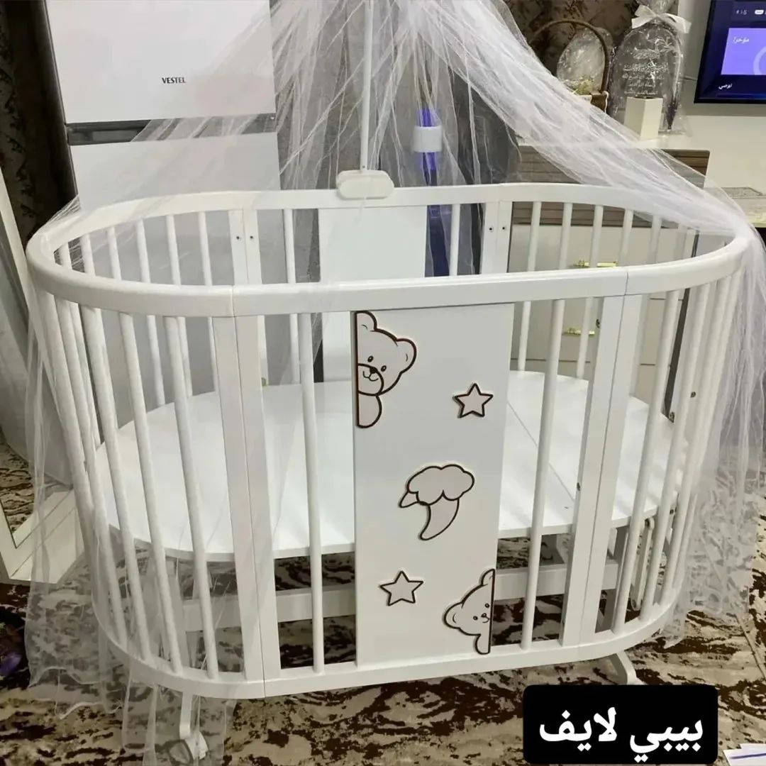 عرض خاص 275 الف سرير مع دوشك مع التوصيل مجانا سرير دائري 4/1  خشب قوي جدااا الحجم  الصغير من حديث الى 6 اشهر  الحجم  الوسط من 6 اشهر الى 3 سنه  الحجم الكبير من 3 سنه الى 8 سنه  الاشكل موضحه بالصور القياس الاول 70/70 القياس الثاني 130/70 السرير هزاز وثابت القياس الثالث  170/70 للاستفسار يرجى مراسله واتساب ***********#
