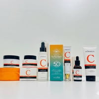 فيتامين سي • واقي شمس SPF50 • مقاوم للماء
