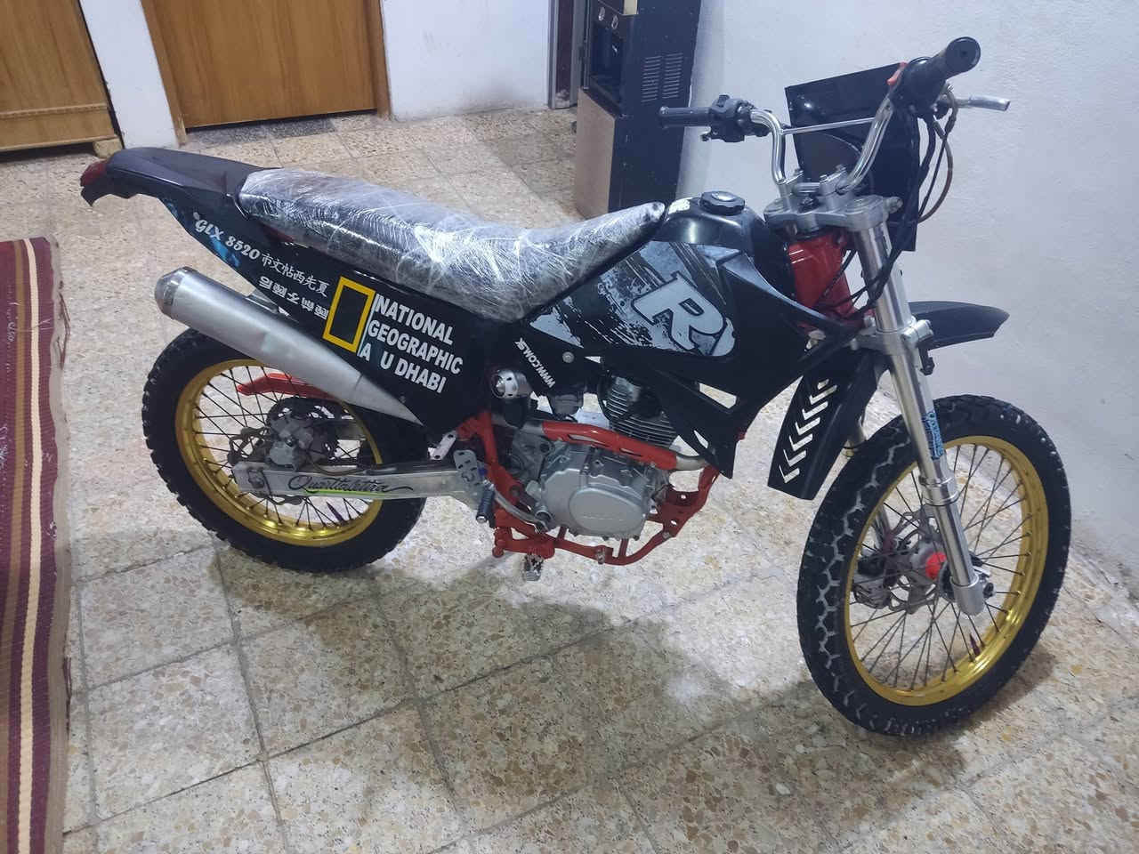 للبيع دراجه نوع قفاز مديل 20
اصولي كاملا مابيهة نقص برغي سعر (مليون) وبيهة مجال 
مكينه اربعه كير لصلي ايراني شادلهة موشمه مكاني نجف
رقم تليفوني/***********
