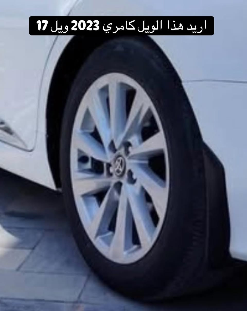 منو يبدل ويل عندي كامري 2023 ويل 18 واريد 17


**إذا كنت صاحب هذا الإعلان وتريد حذفه لأي سبب، رجاءا أرسل رسالة إلى الدعم الفني**