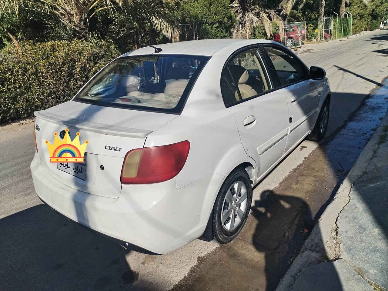 السلام عليكم كيا ريو 2011 مكينه 1600 بيها طختين وحده يم قبق البانزين وحده بالمقدمه مال البنيد السياره جاهزه عندي وكاله عامه وصاحبها موجود يحولك ثاني يوما  السعر 88 رقم الهاتف *********** مكانها بغداد
