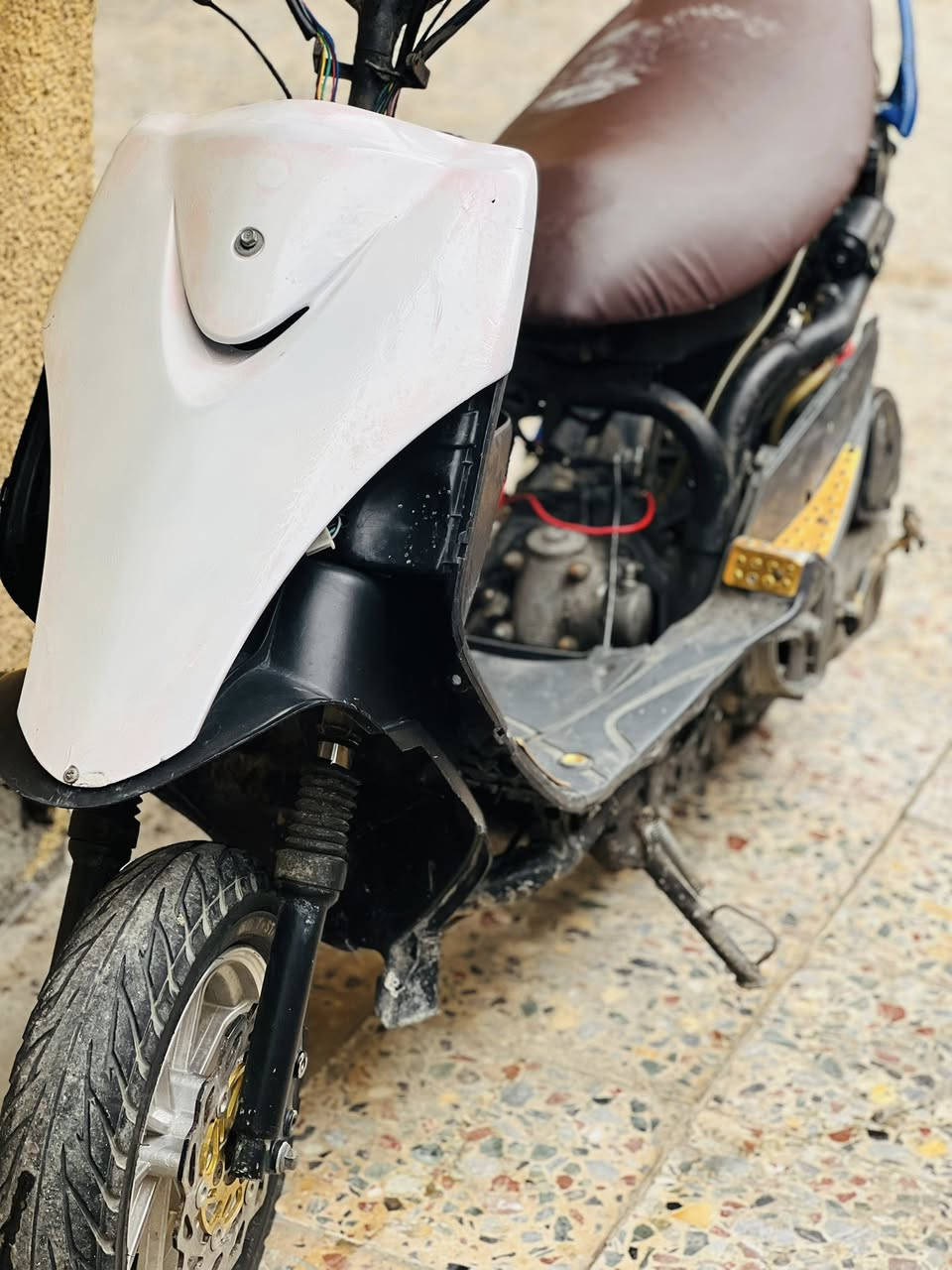 السلام عليكم دراجه للبيع  خمسه وخمسين المكان بغداد حي اور السعر تلثميه وبيه مجال ***********👍☘️
